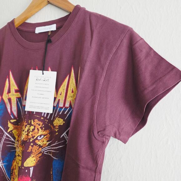 Daydreamer Def Leppard American Tour Tee Huckleberry Graphic Band S New - Picture 3 of 13